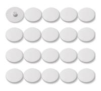 Cache vis - cyclingcolors - 20x - Plastique Blanc - Tête Plate - Hexagonal SW4