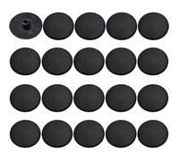 Cache vis - cyclingcolors - 20x - Plastique noir - Tête plate - Hexagonal SW4