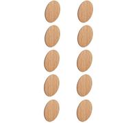Cache vis - CYCLINGCOLORS - Bois hêtre - 10 pièces - 18mm - Plastique adhésif