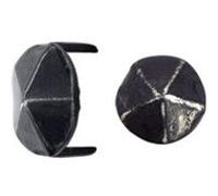 Cache vis fer forgé HSI tête diamant forme ronde - 2 pointes 25x14mm - 179970 G