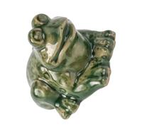 Cache-vis Grenouille en Résine pour Toilettes, Capuchon de Remplacement | Masque les Fixations, Ne Rouille Pas, Modèle Grenouille, Accessoire Salle de Bain, Pièce Usée