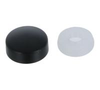 Cache vis noir pour vis de 5 à 7 mm de diamètre