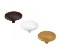 Cache-vis plastique brut HETTICH - Lot de 48 - Blanc