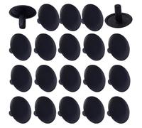 Cache vis - Universel - Noir - Lot de 20 - Plastique - Cruciforme