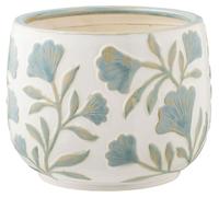 Cachepot en céramique blanc mix House Nordic ø22,5x17,5 cm
