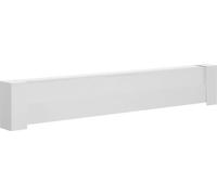 Caches pour radiateurs à plinthes, série Basic 1211 mm Cache avant standard pour radiateur électrique pour la rénovation, acier robuste, installation facile pour remplacer l'ancien cache dans une cham
