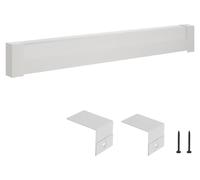 Caches pour radiateurs VEVOR, série Premium, 1222 x 81 x 193 mm, cache avant standard pour radiateurs électriques, cache de rechange en acier robuste, pour chambre à coucher, blanc
