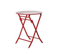 Cact Table pliante Rouge - Design givré portable pour la maison, le bureau et l'extérieur - Polyvalente et compacte, parfaite pour toutes les occasions