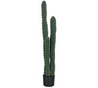 Cactus artificiel - Outsunny - plante artificielle grande taille réalisme décoration - plastique - Ø 18x120cm - vert