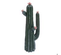 Cactus déco Exotic panama H.40cm céramique vert prairie - Atmosphera Créateur d'intérieur