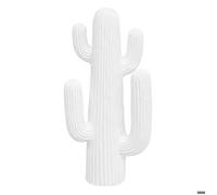 Atmosphera – Cactus déco extérieur Rodrigo – 38 cm, 4 branches, magnésie blanc