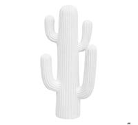 Atmosphera – Cactus déco extérieur Rodrigo 4 branches H.57 cm Blanc magnésie
