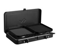 CADAC 2 Cook 3 Turbo Deluxe 30mBar - Gril de table pour usage extérieur - Comprend un sac de rangement - Raclette - Noir - Barbecue