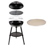 CADAC - Barbecue Carri Chef 50 30mBar + Pierre à pizza Pro 50 | portable avec allumage automatique et, Sac de transport inclus, Accessoires de camping et de, Utilisation en extérieur