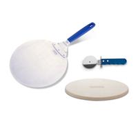 Set complet pour pizza Cadac : Pelle à pizza, Pierre et Roulette