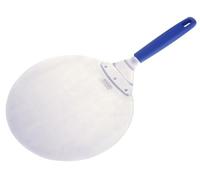 CADAC Pelle à pizza – Levée de pizza ronde – Acier inoxydable, plastique – 50 cm – Gris/Bleu