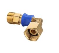 Cadac Raccord Rapide Rotatif - Métal | Boulon rotatif idéal pour 2-Cook et Citi Chef 40, Couleur cuivre, Bleu, Barbecue, Utilisation en extérieur