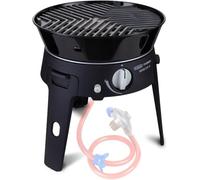 CADAC - Safari Chef 30 LP Combo - Grills portables - Revêtement céramique GreenGrill - Sac de transport inclus - Camping - 50mBar - Ustensiles de barbecue