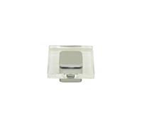 CADAP B0335 37.T5V - Bouton de meuble carré 40 x 40 mm - Transparent
