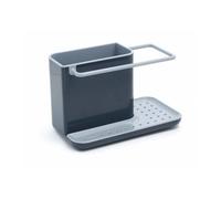 Joseph Joseph – Organiseur / rangement d'évier CADDY – Égouttoir intégré, support éponge – Gris