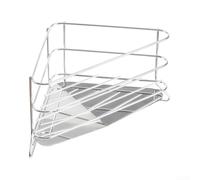 Caddy d'évier en acier inoxydable 304 auto-vidant 24,5 cm | Acier inoxydable 304, auto-vidant, 24,5 cm de large, pour éponge et brosses