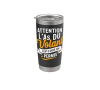 Cadeau a Voiture Conduite Jeune Permis Conduire Conducteur Gobelet isotherme en acier inoxydable double paroi