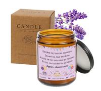 Cadeau Anniversaire Femme Cadeau Amie Femme Bougie ParfuméEs 7oz, Parfum Pour Bougie Anniversaire Cadeaux Pour Maman Soeur Meilleure Amie Mamie Copine CollèGue, ParfuméE à La Lavande