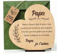 Cadeau carte fete des peres original Idee Cadeau carte Fete des Peres Papa Bois anniversaire pere papa noel Père Français