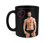Cadeau de fête avec Céramique mug thermo-réactif déshabilleur homme (x1) REF/R028