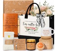 Cadeau de retraite pour femme 2026, meilleur cadeau de retraite cool pour femme, collègue, enseignante, infirmière, patron, amis, maman, grand-mère, retraités, cadeau amusant avec sac fourre-tout en