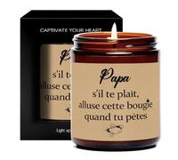 Cadeau Homme Bougie Parfumées Anniversaire Papa Merci Idee Bougies Cadeaux | Parfumée Lavande Parfum Pot En Verre Sent Bon Maison Candle Pour Mere Personnalisée Candles