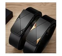 Cadeau Homme Duo Ceintures Automatiques - Pack Idée Cadeau Anniversaire Mariage - Design Noir & Or