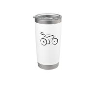 Cadeau logo cycliste Gobelet isotherme en acier inoxydable double paroi