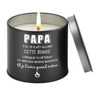 Cadeau Papa, 9oz Bougies Parfumées Lavande Cadeau Anniversaire Papa | Idee Cadeaux Fête des Pères des Fils et Filles, Cadeaux Pere de Anniversaire Noel Thanksgiving Valentin