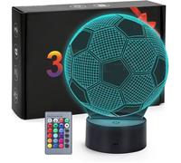 Cadeau pour Garçon De 6 7 8 9 10 Ans，Veilleuse Football Jouets pour Garçons De 5-10 Ans Cadeau pour Enfants De 7 8 9 Ans Cadeau
