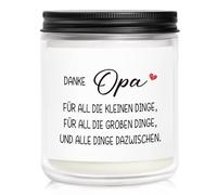 Cadeau pour grand-père, meilleur grand-père, cadeau d'anniversaire, cadeau d'anniversaire, cadeau pour grand-père, cadeau d'anniversaire, cadeau de Noël, cadeau de fête des pères, bougie parfumée