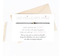 Cadeau pour ma Meilleure Amie - Bracelet porte-bonheur pour faire un voeu - BFF - Anniversaire - Fête - Noël