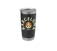 Cadeau souvenir Barcelone Catalogne Espagne Barcelone Gobelet isotherme en acier inoxydable double paroi