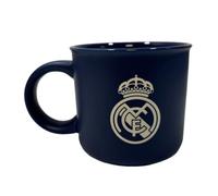 Cadeaux R. Madrid, tasses, bouteilles, assiette décorative, thermos, produits exclusifs pour fans, cadeaux idéaux pour les fans de football, accessoires de Madrid, (tasse bleue)
