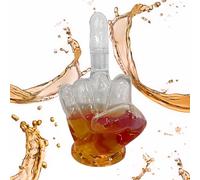 Cadeaux whisky pour homme, décoration du majeur, carafe à whisky, carafe en verre de 750 ml de capacité