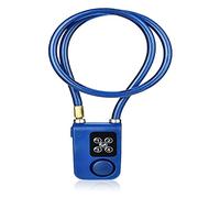Cadenas à bagages, cadenas, chaîne antivol, alarme de sécurité intelligente sans ombinaison étanche 4 chiffres avec mot passe