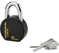 Cadenas déral Lock S900R, acier, chantier, anse molybdène, 63.5mm, 2 clés, noir - THIRARD