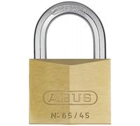 Cadenas à clé - laiton - anse cémentée - entrouvrant - 65/15 KA 151 ABUS
