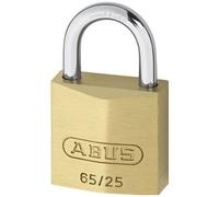 Cadenas à clé - laiton - anse cémentée - entrouvrant - 65/25 KA 6251 ABUS