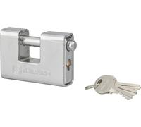 Cadenas à clé Land Blindé UNIKEY (achetez-en plusieurs, ouvrez avec la même clé), 80mm, 3 clés - THIRARD