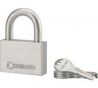 Cadenas à clé Rinox, inox, extérieur, anse inox, 70mm, 4 clés - THIRARD