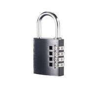 Cadenas à code 4 chiffres - en aluminium - 38 mm