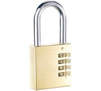 AGT Cadenas à code 4 chiffres - en laiton - 50 mm