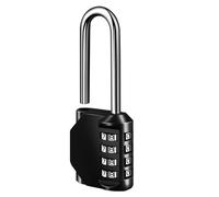 Cadenas à Code 4 Chiffres, Sans adenas à Combinaison Pour Casier Vestiaire Sport École Gymnases Garage Portails Grilles ClôTure