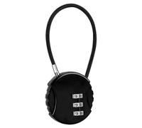 Cadenas à code pour casier de salle de sport - Cadenas à combinaison rond - Accessoires de voyage - Cadenas à dos - Cadenas combinés en métal haute sécurité pour boîte à outils, valise